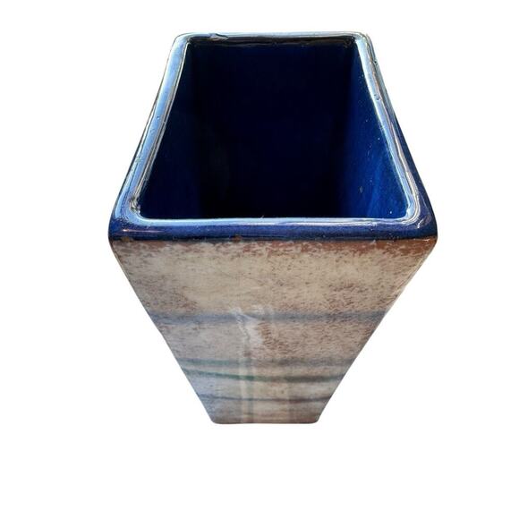 Mid-Century Rare Rectangular Vase‎ Women & Their Horses Polia Pillin c.1950-60s - Picture 10 of 12